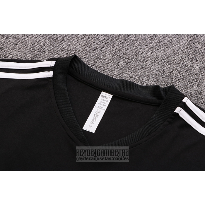 Chandal del Real Madrid Manga Corta 2022-2023 Negro y Purpura